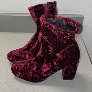 Velvet Booties